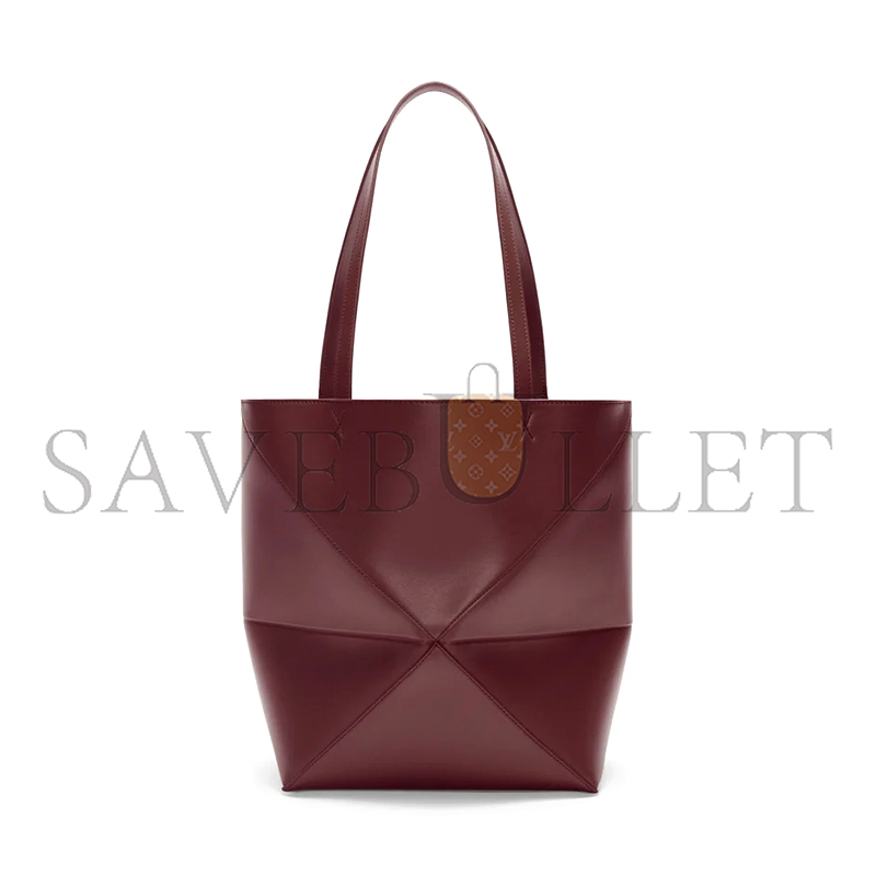 L0ew* medium puzzle fold tote in shiny calfskin a657g50x01 05 (31.5*25.5*14.5cm)